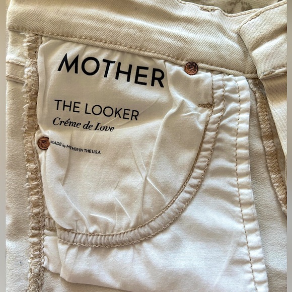 Mother the Looker Skinny Jeans in Créme de Love. Size 25. EUC - Picture 8 of 9